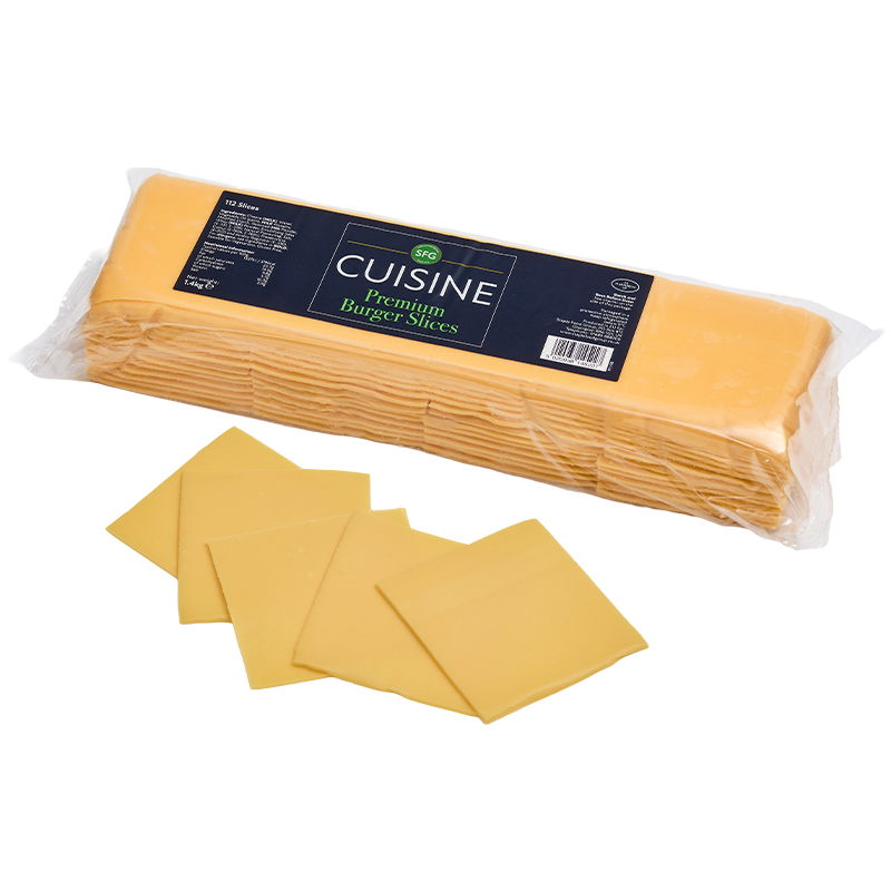 Cuisine Burger Slices_Packshot 800x800 copy Cuisine Premium Burger Slices 1.4kg
