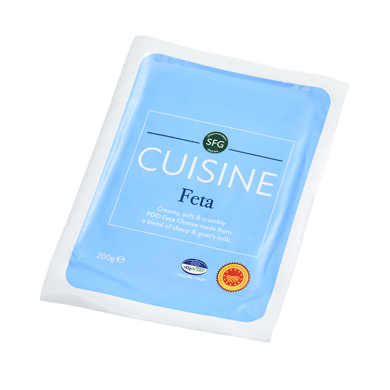 Cuisine Feta 200g Packshout 800x800 copy Cuisine Feta Cheese PDO 200g