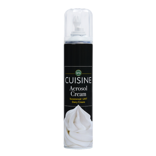 Cuisine Sweetened UHT Dairy Aerosol Cream 500g